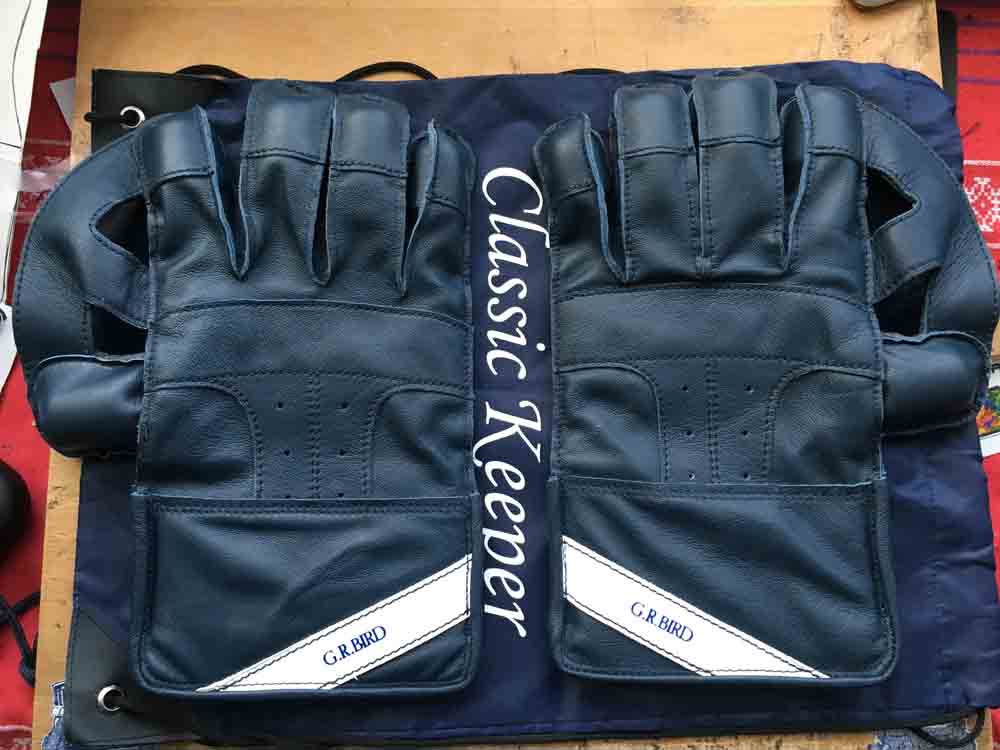 Glen Bird Blue wicket keeping gloves